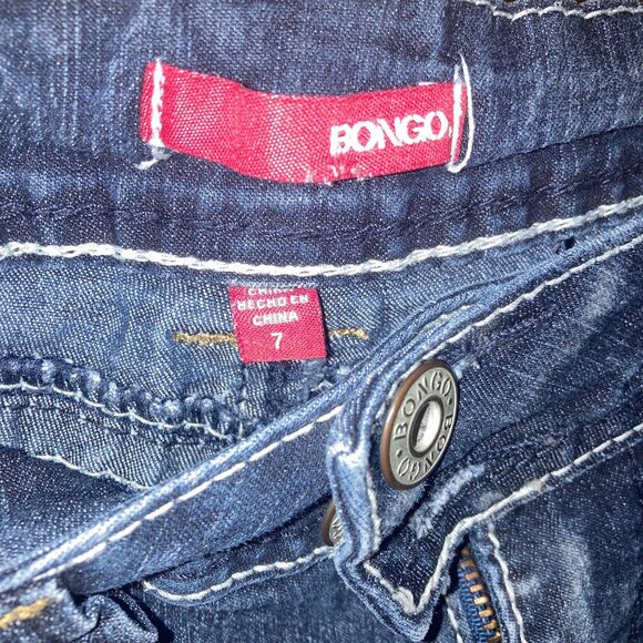 Women's Bongo KMart Stretch Denim Capri Jeans Size 7 - Picture 4 of 8